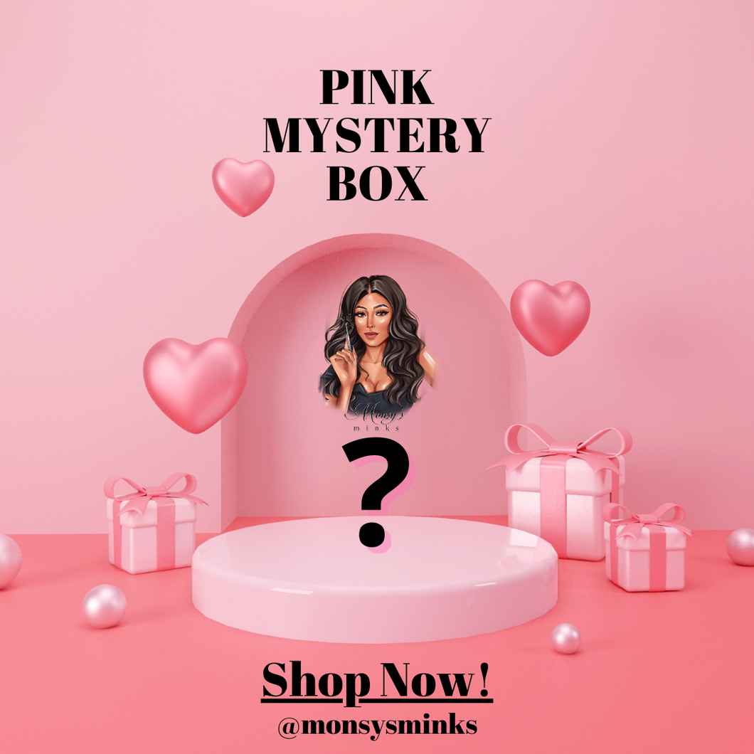 Monsy's Minks Pink Mystery Box